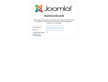 Tablet Screenshot of hartmut-brandt.de